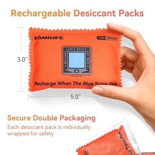Rechargeable Desiccant Packs for Storage (6 Count)