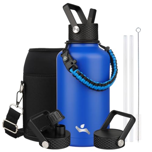 64 oz Insulated Stainless Steel Water Bottle Jug with Handle