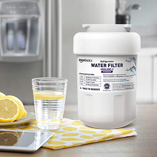 Replacement Water Filter Cartridge Compatible with GE MWF Refrigerator (3 Count)