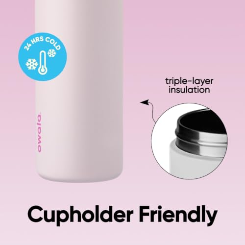 FreeSip Stainless Steel Water Bottle 24 oz Dreamy Field