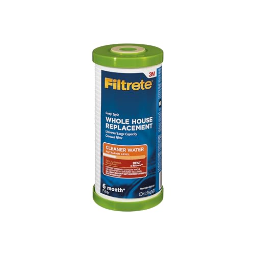 Large Capacity Whole House Grooved Replacement Water Filter 4WH