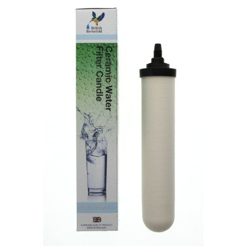 Gravity Water Filter with four 7" Super Sterasyl™ Ceramic Water Filter Elements (4 Count)