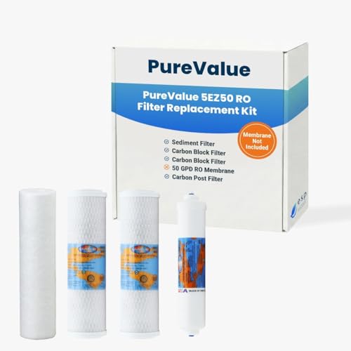PureValue 5EZ50 Compatible RO Filter Replacement Kit Cartridges