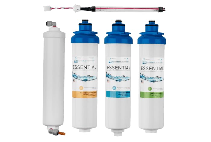 E.W.S RO4 UV Reverse Osmosis Water Filter Replacement Set (5 Count)