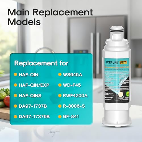 PRO DA97 17376B Refrigerator Water Filter Replacement for Samsung HAF (3 Count)