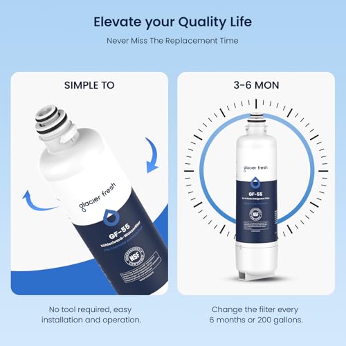Replacement for Bosch 11025825 Ultra Clarity Pro Refrigerator Water Filter BORPLFTR50