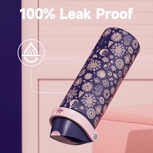 24 oz Insulated Water Bottle for Women