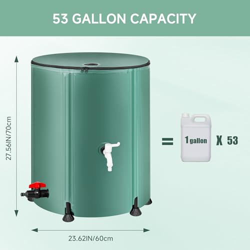 Collapsible Rain Barrel Water Storage Containers