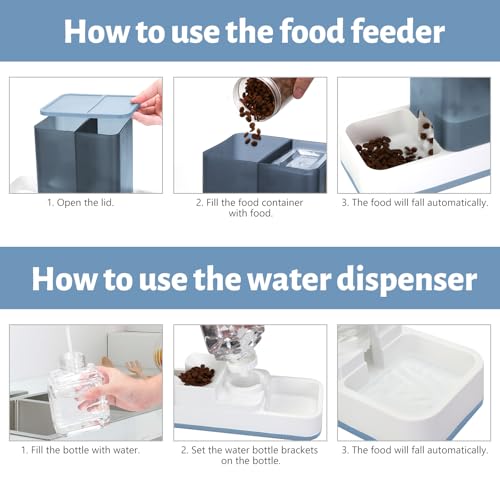 Automatic Small Pet Feeder and Water Dispenser