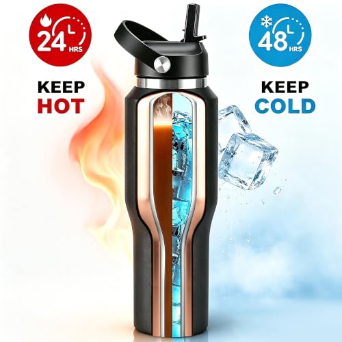 Water Bottles with Straw