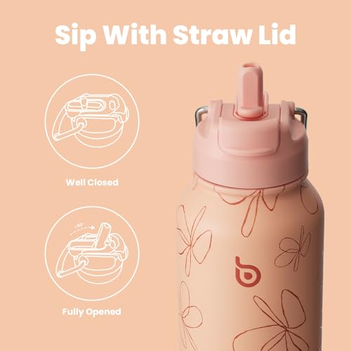 32oz Insulated Water Bottle with Pill Box