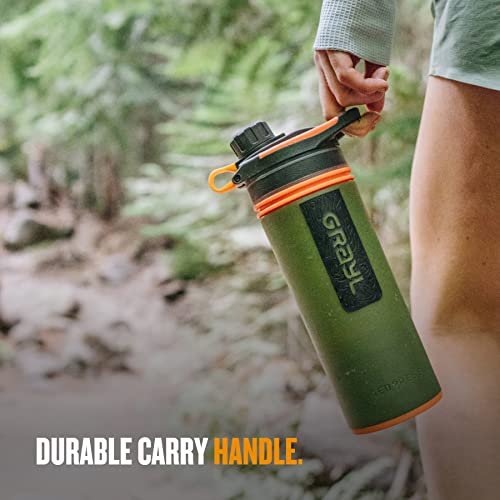 GeoPress 24 oz Water Purifier & Water Filter Bottle