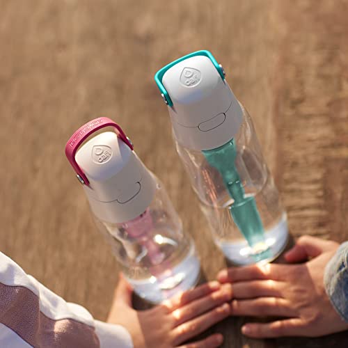 Filtered Water Bottle with Straw 24 oz