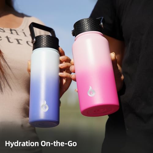 27oz Insulated Water Bottle with Straw Lid