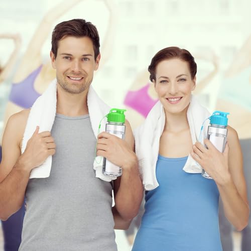 50 Pieces Reusable Plastic Water Bottles Bulk (50 Count)