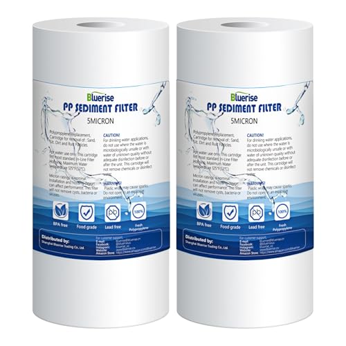 Whole House 5 Micron 10" x 4.5" Sediment Filter Cartridge (2 Count)
