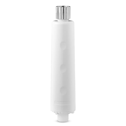legionela in-Line Shower Head Filter High Pressure Water Softer Filter Removed 99.99999% of Harmful Substance (SS-883+ (W))