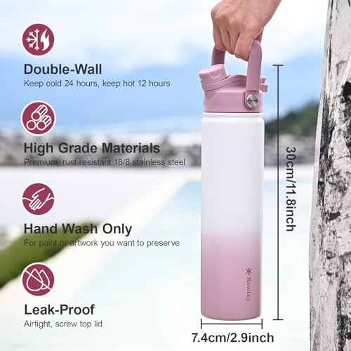 24 oz Insulated Water Bottle