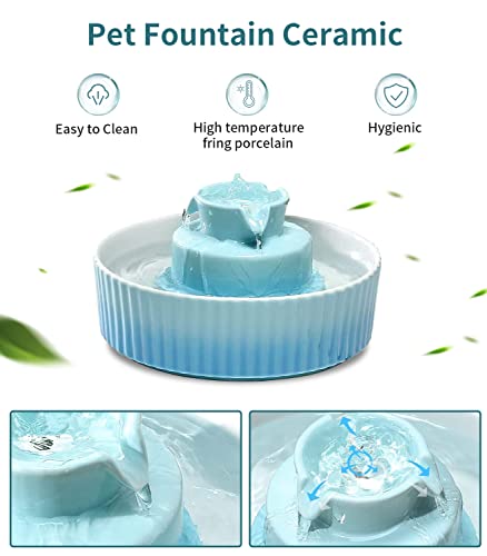 Ceramic Cat Water Fountain