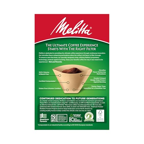 4 Unbleached Coffee Filters (100 Count)