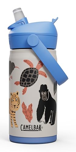 Thrive Flip Straw Kids Stainless Steel Bite Valve Water Bottle