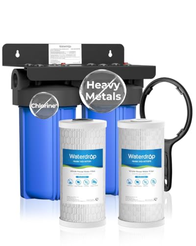 WHF21-PBH 2-Stage Whole House Water Filter System, 5 Micron