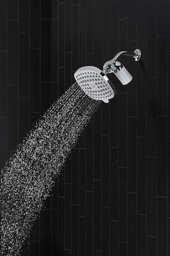 R24670-G-BN Aquifer Filtered Showerhead with Water Filter System, Multifunction Shower Head with Filters Combo Kit for Skin and Hair, Vibrant Brushed Nickel