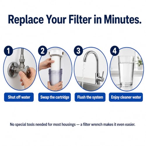 0.5 Micron Carbon Water Filters for CG53 (4 Count)
