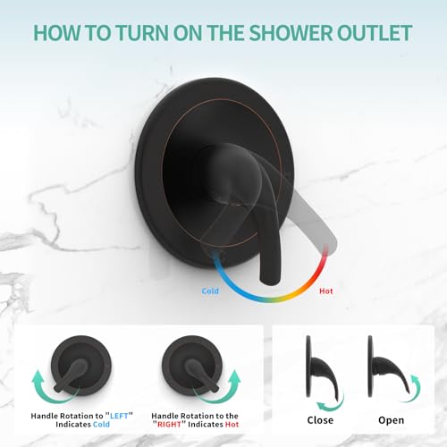Dual 2 in 1 Shower System with Tub Spout