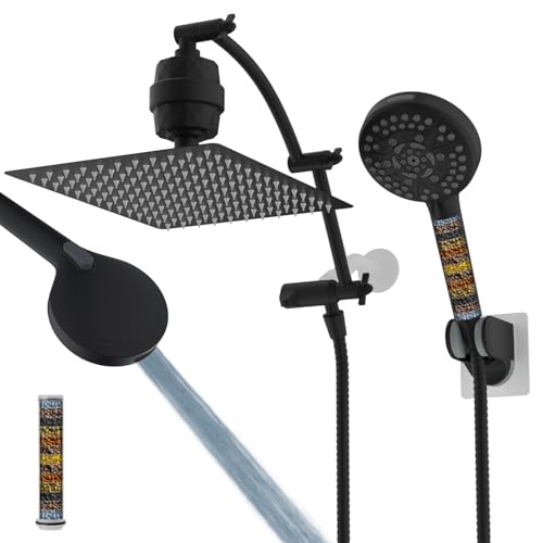 12" Dual Filtered Shower Head Combo