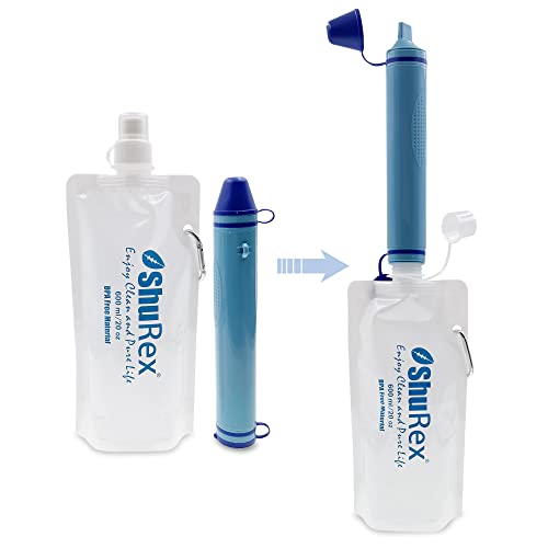 20oz Water Pouch for Sawyer Squeeze Mini Water Filtration System (4 Count)