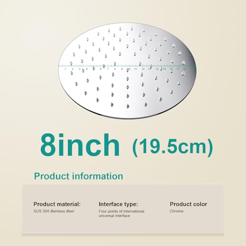 All Metal Rain Shower Head