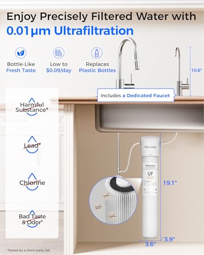 17UBW UF 0.01 μm Ultra Filtration Under Sink Water Filter System