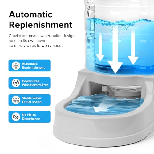 2.5 Gallon Large Dog Water Dispenser