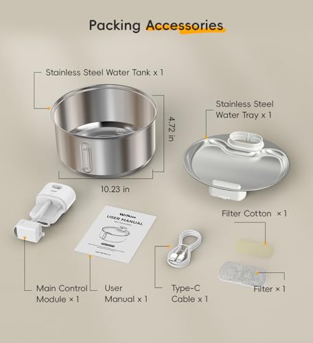 Stainless Steel Cat Water Fountain