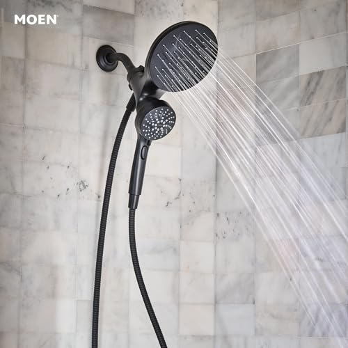 Engage Matte Black 2.5 GPM Handheld Showerhead and Rain Shower 2