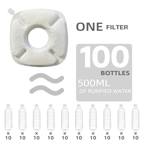 Cat Water Fountain Filter Pet Drinking Fountain Filter (4 Count)