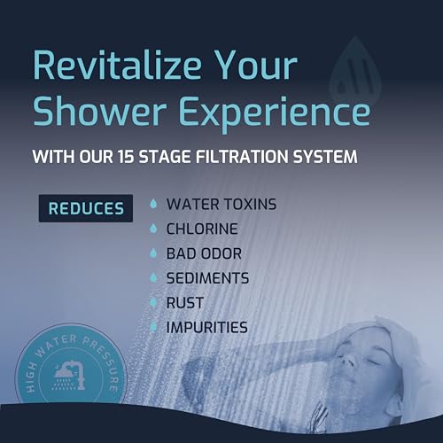 15 Stage Filtered Shower Head Replacement Cartridge