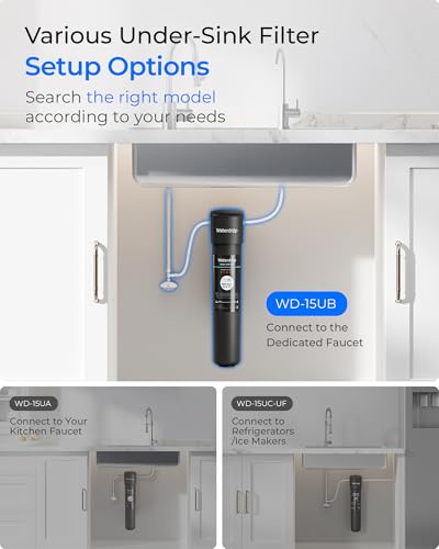 15UB Under Sink Water Filter System with Dedicated Faucet (730 day)