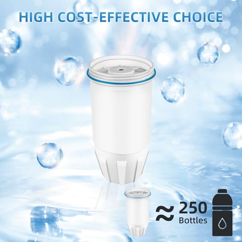 Upgraded Water Filters Replacement for ZERO Water Pitcher (6 Count)