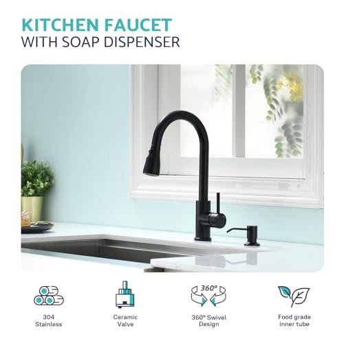 Kitchen Faucet with Pull Down sparyer