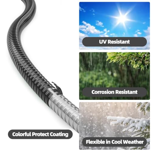 25ft 304 Stainless Steel Metal Hose