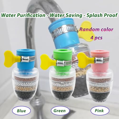 4 Pack Faucet Water Filter (4 Count)