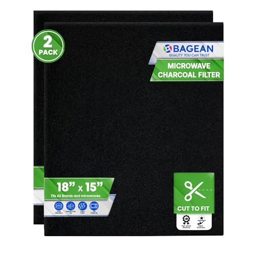 Cut-to-Fit Microwave Filter Replacement - 18” x 15” Activated Carbon Filter