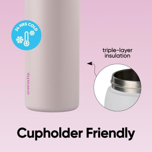 FreeSip Stainless Steel Water Bottle 32 oz Dreamy Field