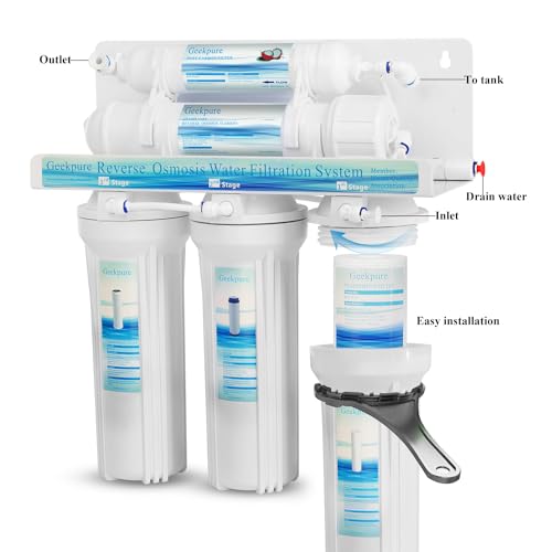 5 Stage Reverse Osmosis Drinking RO Water Filter System