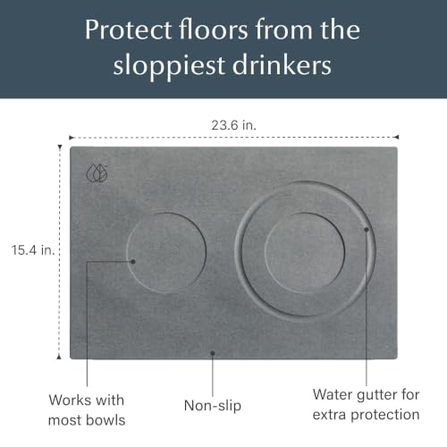 Home Dog Bowl Stone Drying Mat