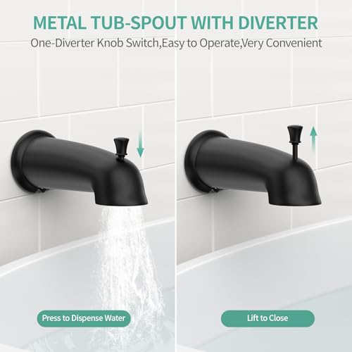 Dual 2 in 1 Shower System with Tub Spout (123.2 Ounce)