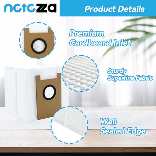 T20 Dust Bags Replacement Compatible with Airrobo T20+ Robot Vacuum Cleaner (10 Count)