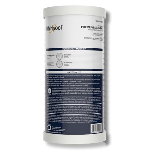 10" x 4.5" Whole House Large Capacity Sediment Filter WHKF